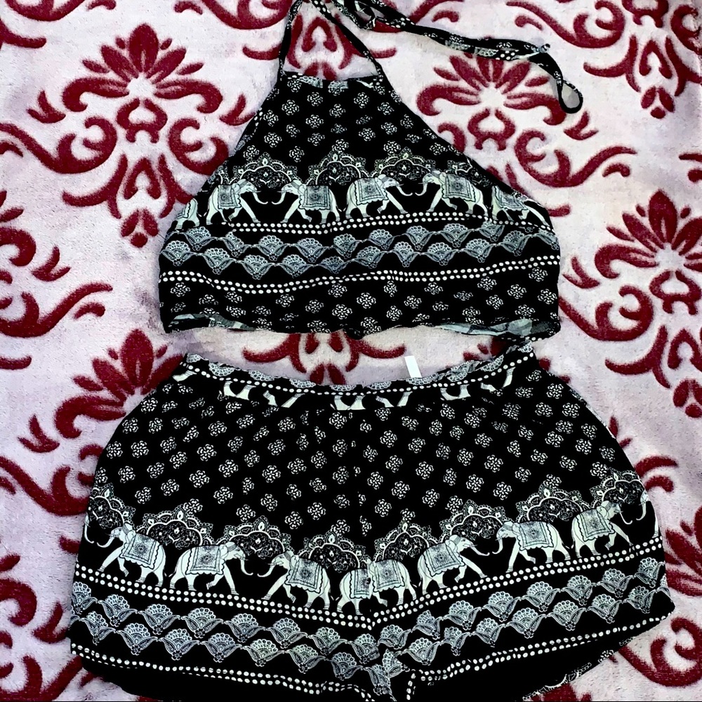 Halter top & short set